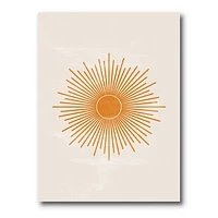 Orange Sun Print II  Wall Art