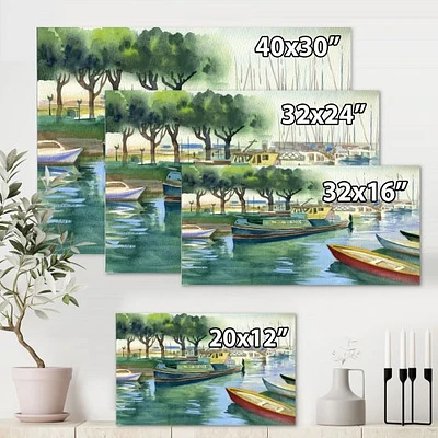 Toile « Boats Green Spring »