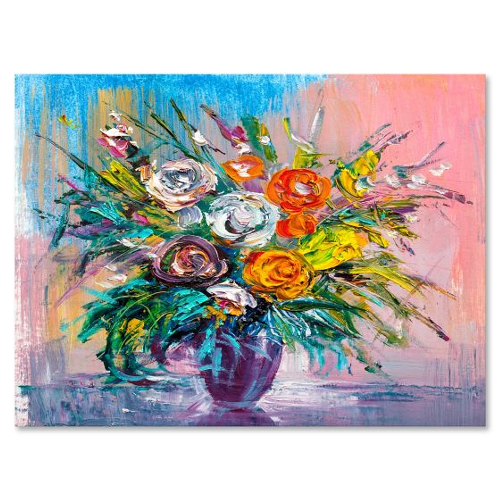 Bouquet of VIbrant Flowers  Wall Art