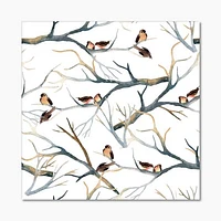 Little Birds on The Tree Branches I  Wall Art