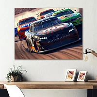 Stock Car Racing Last Lap Wall Art