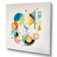 Multi-Color Circular Abstract I Wall Art