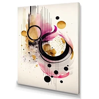 Pink Watercolor Abstract Wall Art