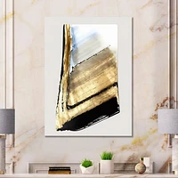 Black And Gold Cubic Expression XI Wall Art