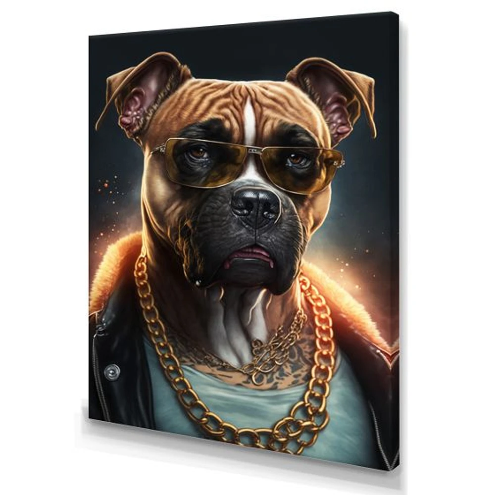 Boxer Gangster NYC Wall Art