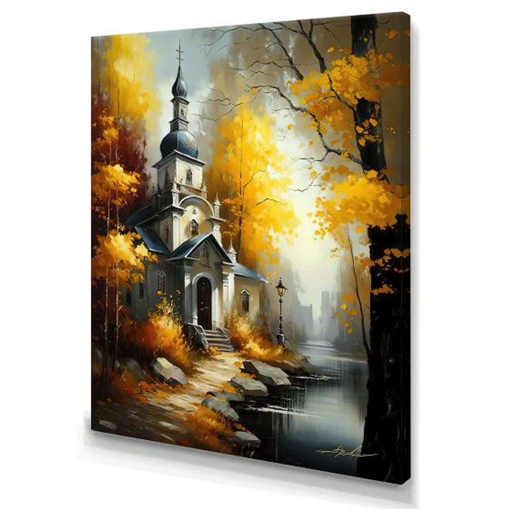 Church Forest Autumn IV Wall Art