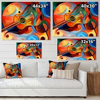 Music and Rhythm  Canvas Art Print