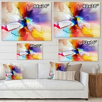 Creative Flower Multiple Colors  Canvas Print