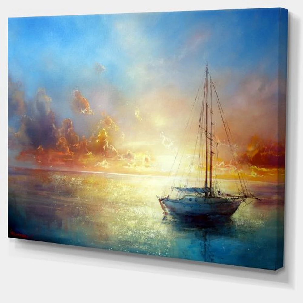 Seascape Pier  Wall Art