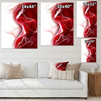 3D Fractal Abstract Design Canvas Art print