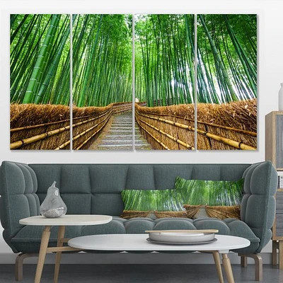 Path to Bamboo Forest  Canvas Wall Art