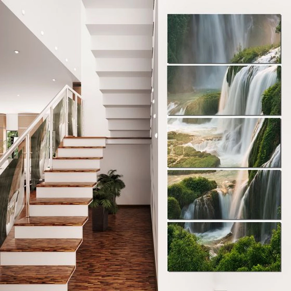 Detian Waterfall Canvas Wall Art Panels