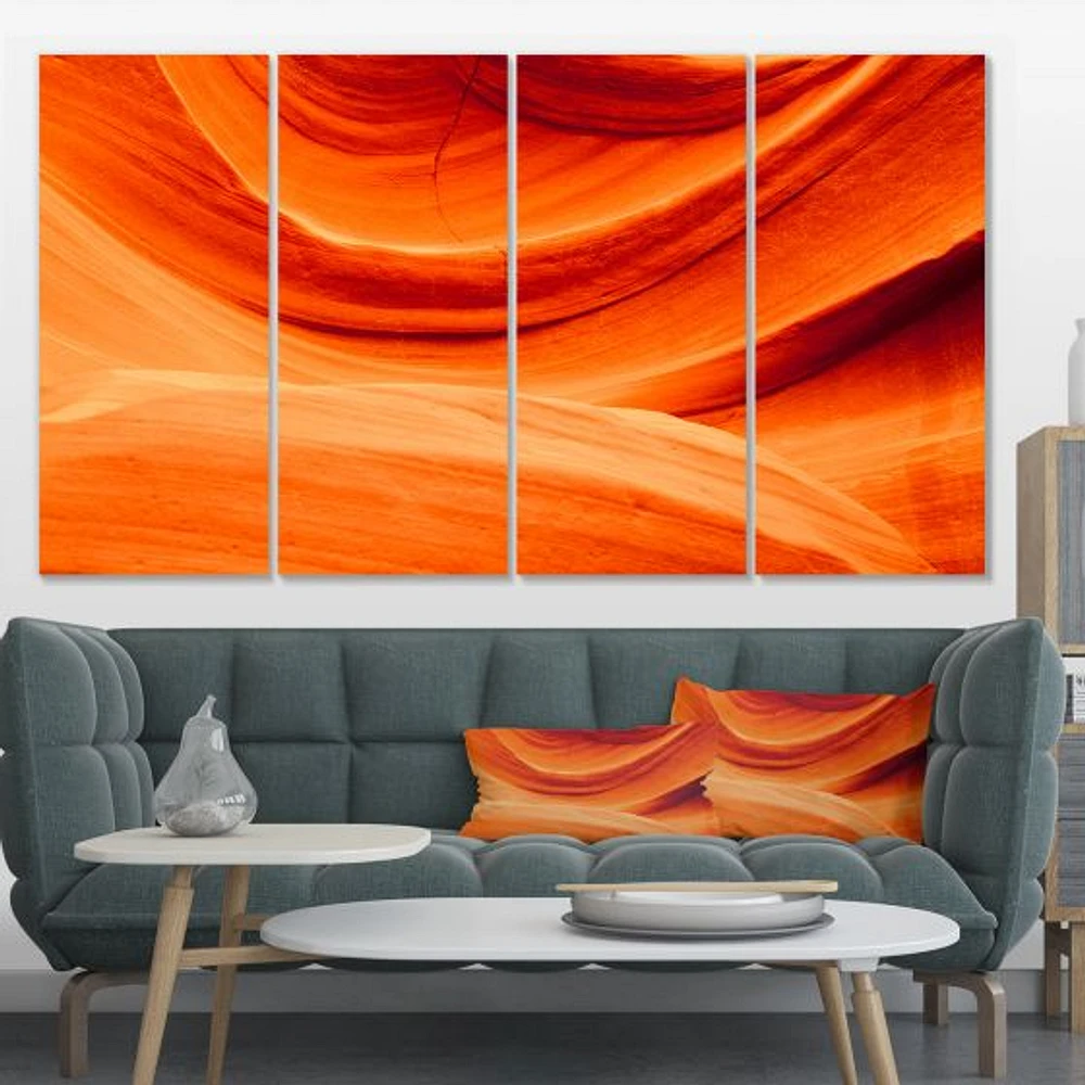 Antelope Canyon Orange Wall  Canvas Print