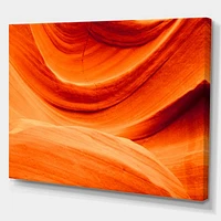 Antelope Canyon Orange Wall  Canvas Print