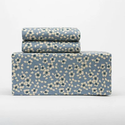 Sakura Flannel Sheet Set