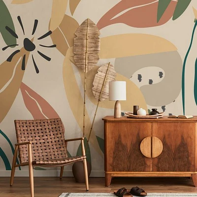 Sao Paulo Abstract Jungle Wallpaper Mural