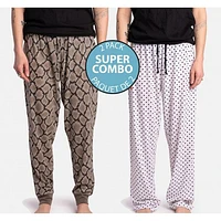 SilverPaw Matching Pants, Pack of 2  - Polka Dots & Snakeskin Prints