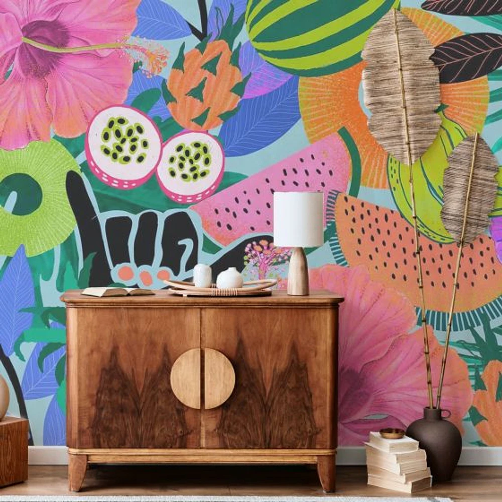 Summer Tropical Mix Wallpaper Mural