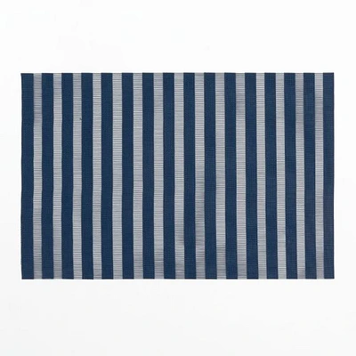 Textyle Stripe Placemat - Navy/Red