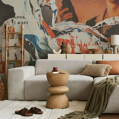 Torn Posters Wallpaper Mural