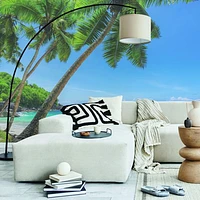 Tropical paradise at Maldives Wallpaper Mural