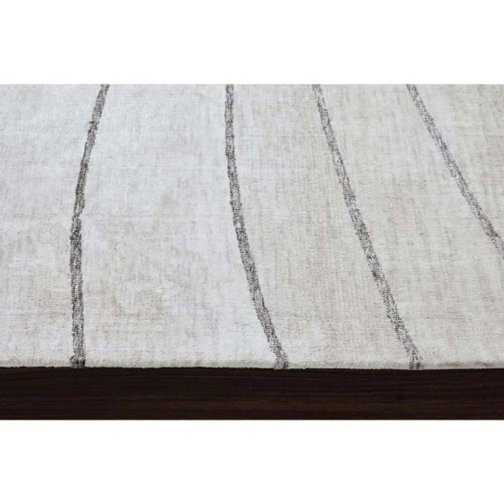 Tapis blanc cassé et gris « Hazel »