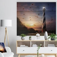 Cape Hatteras Wood Wall Art