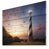 Cape Hatteras Wood Wall Art