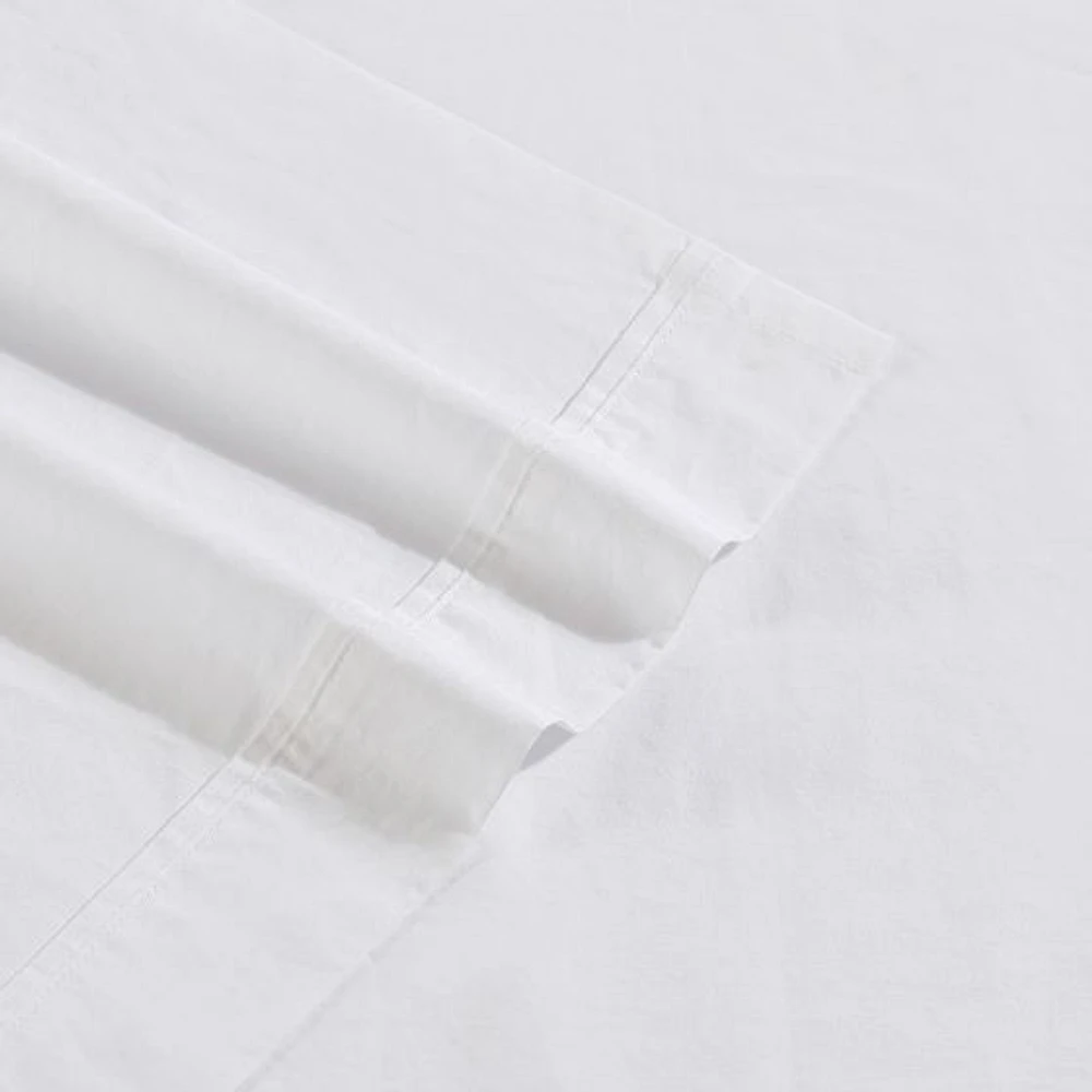 Washed Percale Solid T200 Sheet Set by Calvin Klein