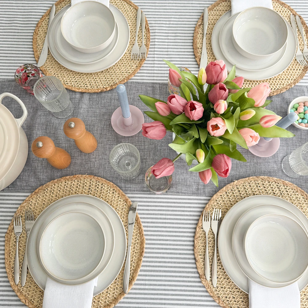 Brilliant Quartz Pure Dinnerware Set, 12 Pieces