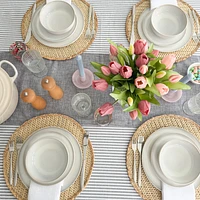 Brilliant Quartz Pure Dinnerware Set, 12 Pieces