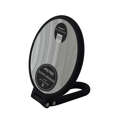 Folding Hand Vanity Mirror Black