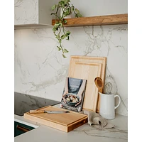 Thick Maple Cutting Board with Indented Handles