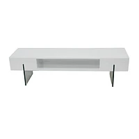 Arielle 59'' TV Stand - White