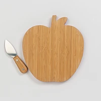 Knock on Wood Apple Cheese Board with Knife by Kate Spade