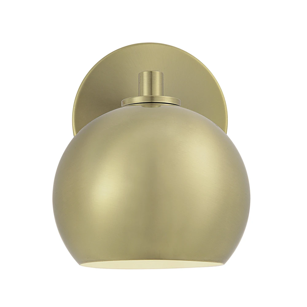 Mattia 7.5" Burnished Brass 1-Light Wall Sconce