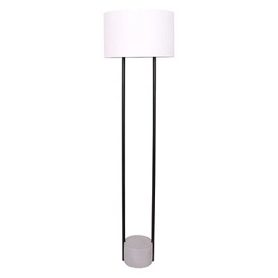 Urban Vogue Floor Lamp - Black/Cement