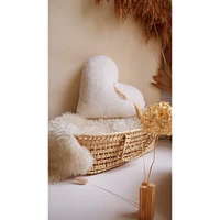 Heart Pillow - Ivory