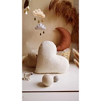 Heart Pillow - Ivory