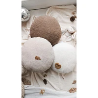 Round Pillow - Brown