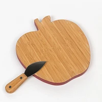 Knock on Wood Apple Cheese Board with Knife by Kate Spade