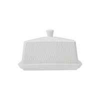 Diamond Round Butter Dish by Maxwell & Williams