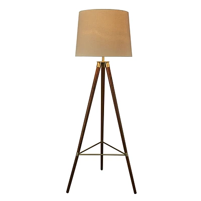 Taylor Tripod Floor Lamp - Antique Brass