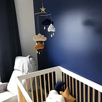 Cloud Mobile - Navy, White, Beige & Ocher