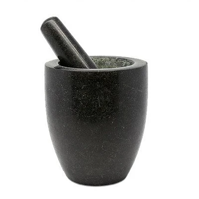 Polished Granite Mortar & Pestle