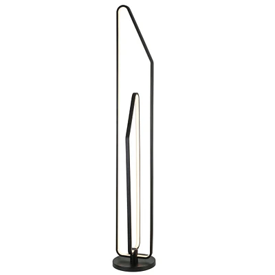 Large LED Metal and Acrylic Floor Lamp by Luce Lumen