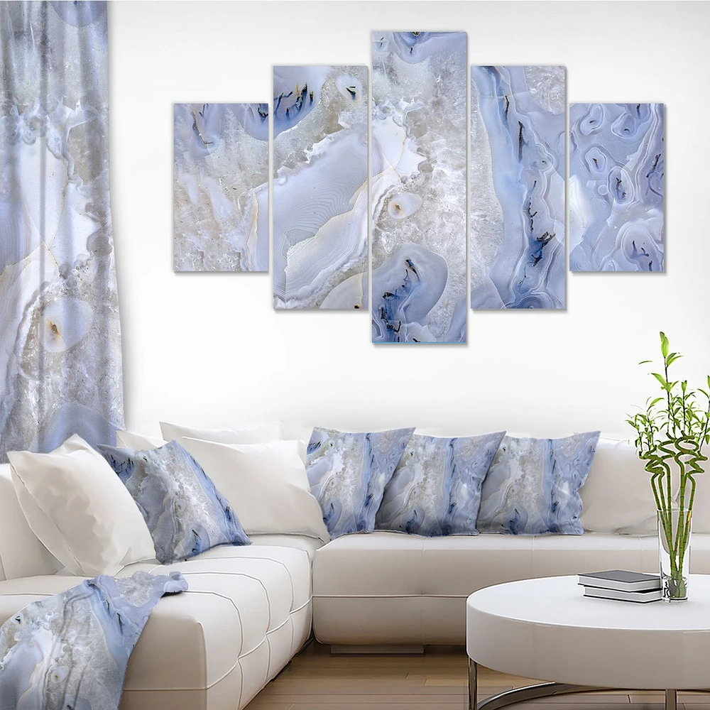 Agate Stone Background  Canvas Wall Art
