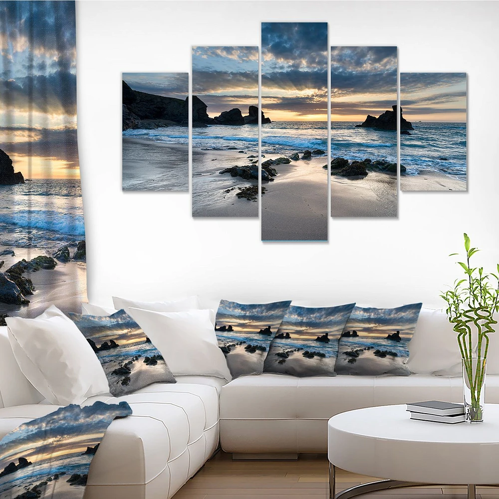 Beautiful Porthcothan Bay  Canvas Wall Art Print