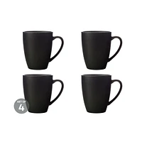 Maxwell & Williams Set of 4 Caviar Coupe Mugs - 400ml