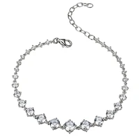 Reign Sterling Silver & Cubic Zirconia Cascade Bracelet